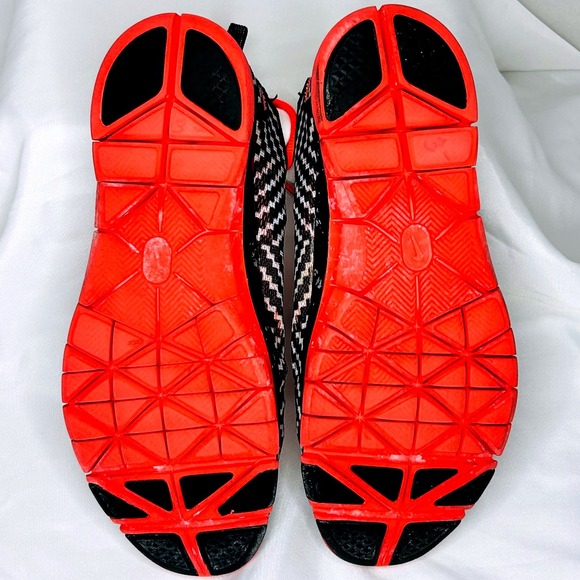 Nike Free 5.0 TR Fit 4 Women's Training Shoe~ Black/White/Coral~ Women's Size 8 - Picture 7 of 14